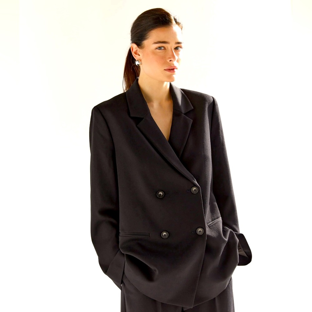 Oak + Fort Oversize Blazer